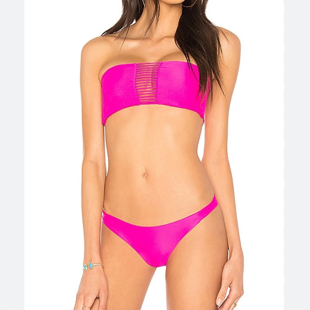 Mikoh swim brand new sunset top and pacific bottom in royal - 2 piece
